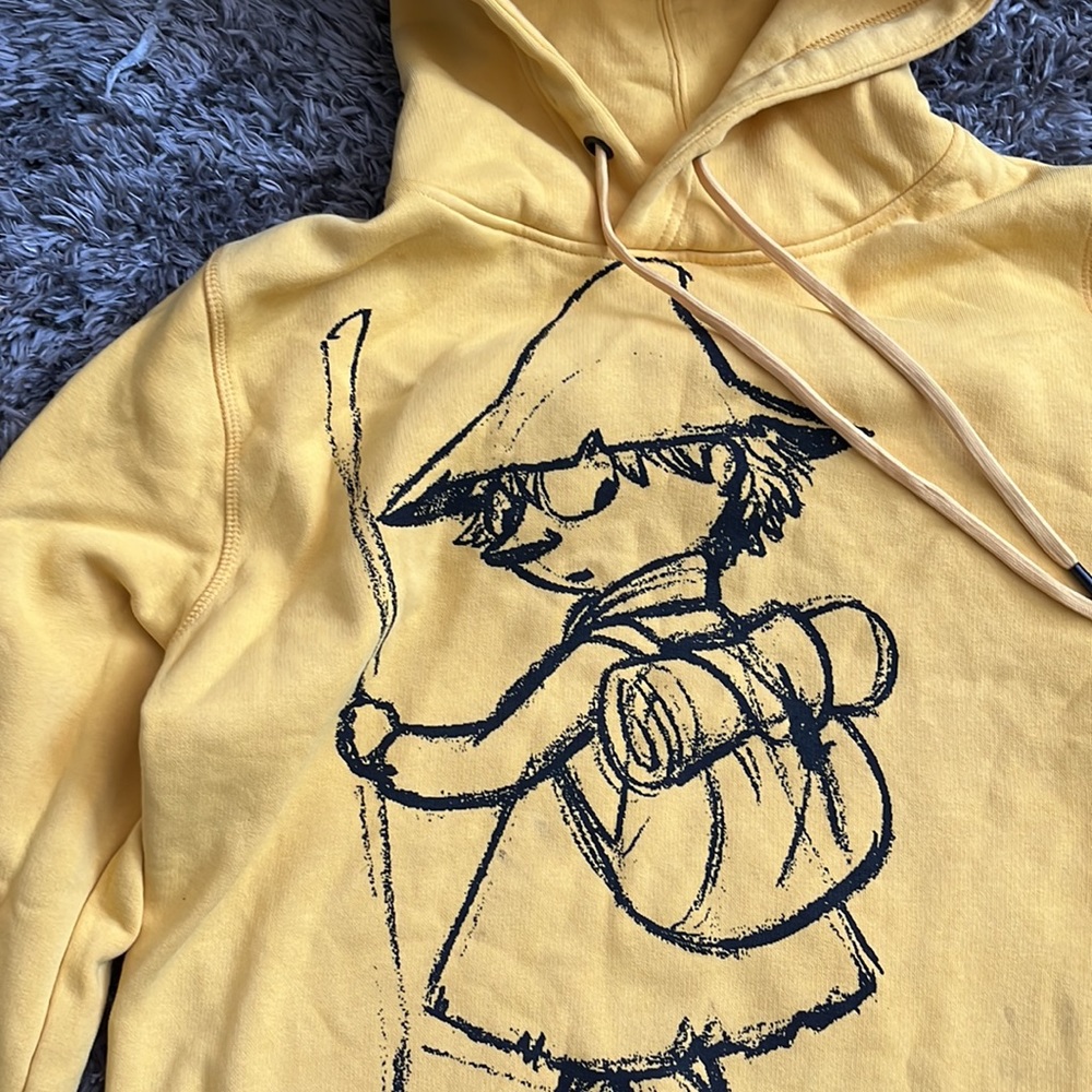 MOOMIN SWEATSHIRT SNUFKIN HOODY. SIZE MEDIUM. RARE FIND. WOMENS. MOOMINVALLEY